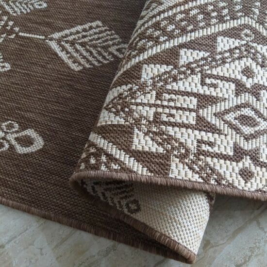 Dywan dwustronny KARA 00013 brown