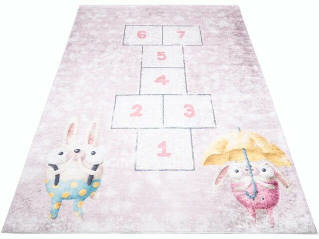 dywan dla dziewczynki gra w klasy